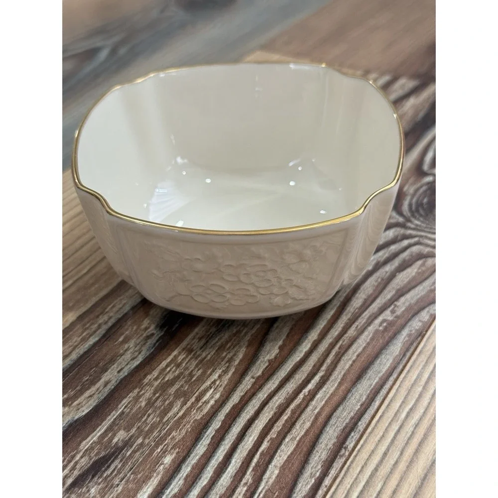 LENOX Ivory Floral 4 5/8
